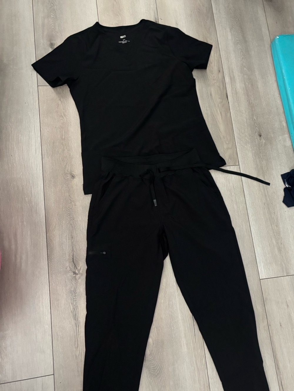Women's Black scrubs cozy fit brand- Comfortable Everyday Style